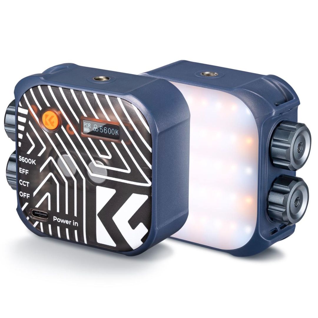 K&F Concept Bi-Color LED Video Light, 2000mAh 2500K-9900K, 15 Light Effects, Vlogging (Plavi) KF34.035V2 - 2